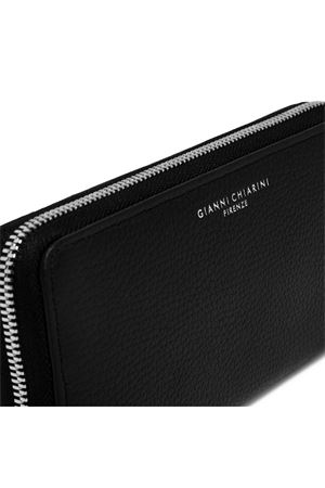 Portafoglio in pelle martellata nera GIANNI CHIARINI | PF5042GRN001